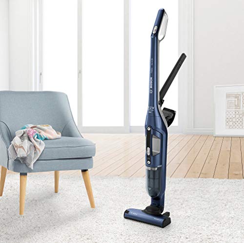 Bosch Flexxo Serie I 4 BCH3P255 - Aspiradora sin cable y de mano, de 25.2V, hasta 55 minutos de autonomía, color azul