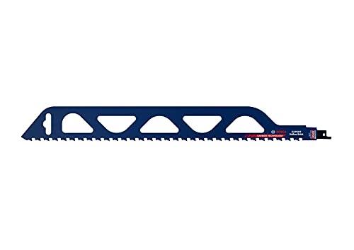 Bosch Professional 1 x Hojas de sierra sable Expert Hollow Brick S 2243 HM, para Bloque de construcción de poroton, Longitud 455 mm, Accesorios Sierra sable
