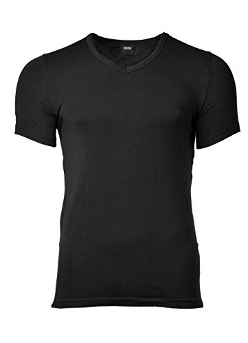 BOSS 2P Slim-Fit Underwear T-Shirts Camiseta, Negro (Black 001), M (Pack de 2) para Hombre