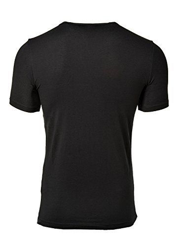 BOSS 2P Slim-Fit Underwear T-Shirts Camiseta, Negro (Black 001), M (Pack de 2) para Hombre
