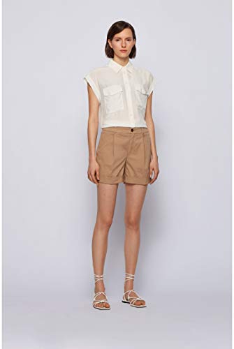 BOSS C_Taggie-D 10232926 01 Pantalones, Beige, 40 para Mujer