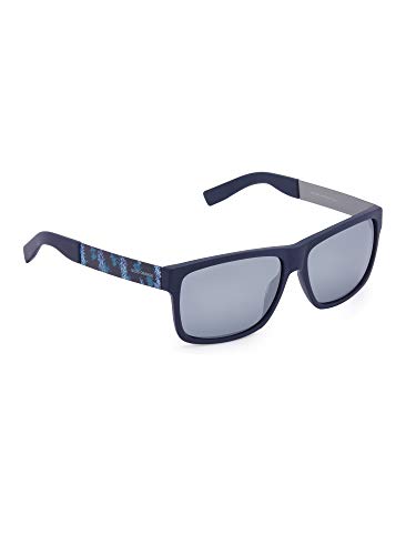 BOSS Orange BO 0196, Gafas de Sol Unisex, Azul (Bl Antcblazu With Black Fl Lens), 59 mm