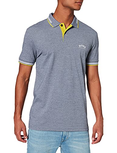 BOSS Paul Curved 10196402 01 Camisa de Polo, Bright Blue437, XXL para Hombre