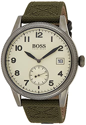 BOSS Reloj Analógico Para Hombre De Cuarzo Con Correa En Tela 1513670