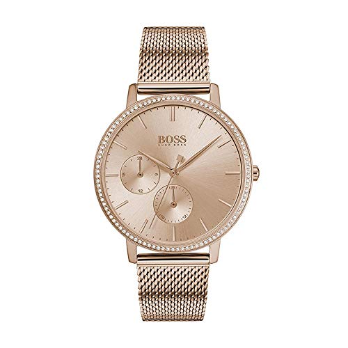 BOSS Reloj para Mujer de Cuarzo con Correa en Acero Inoxidable 1502519