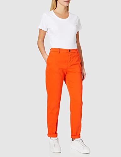 BOSS Sachini4-d Pantalones, Naranja (Bright Orange 820), 36 para Mujer