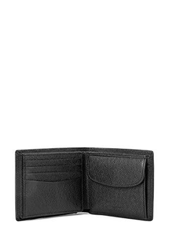 BOSS Signature_Trifold, Accesorio de Viaje-Billetera para Hombre, Negro1, One Size
