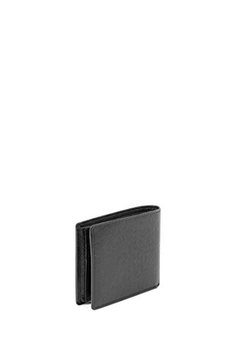 BOSS Signature_Trifold, Accesorio de Viaje-Billetera para Hombre, Negro1, One Size