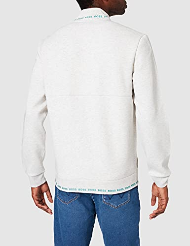 BOSS Skaz 1 Sudadera, Gris Pastel Claro 57, M para Hombre