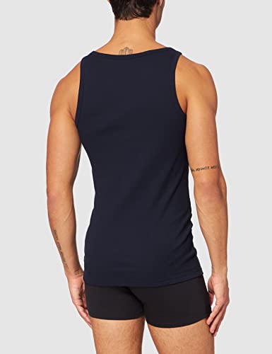 BOSS Tank Top RA 2.0 Camiseta de Tirantes, Navy410, XL para Hombre