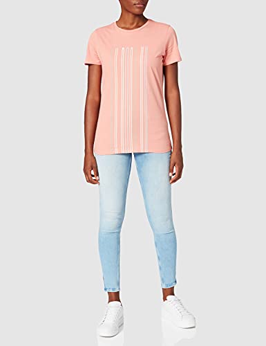 BOSS Teblurred Camiseta, Naranja (Light/Pastel Orange 835), Small para Mujer