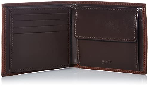 BOSS Trucker Pr_Trifold, Accesorio de Viaje-Billetera Hombre, Open Brown247, ONESI