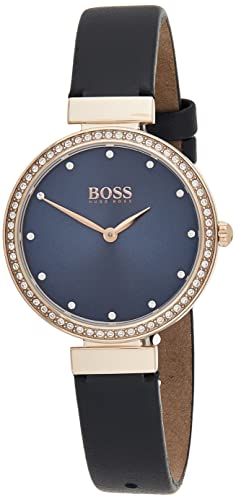 BOSS Watches Reloj Analógico para Mujer de Cuarzo con Correa en Cuero 1502477