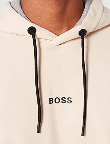 BOSS Weedo 1 Sudadera con Capucha, Blanco Abierto 131, M para Hombre