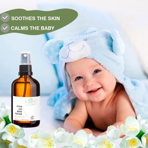 B.O.T cosmetic & wellness Agua Floral Puro de Jazmín Hidrolato ORGÁNICO Piel Sensible/Piel Madura (500 ml)