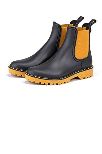 Botas de agua para mujer modelo Trak Mate bicolor de Igor - Negro, 36
