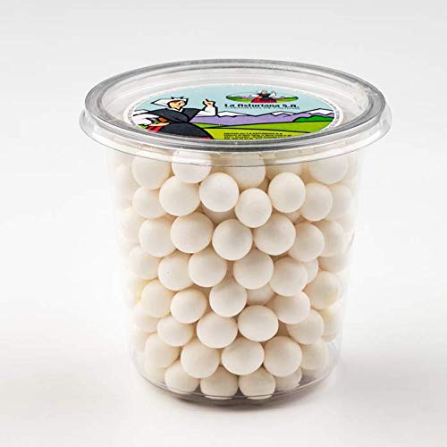 Bote Bolas de Anís Caramelos La Asturiana - Pequeño bote con medio kilo (500gr) de tradicionales bolitas de anís, gragea artesana, sin gluten