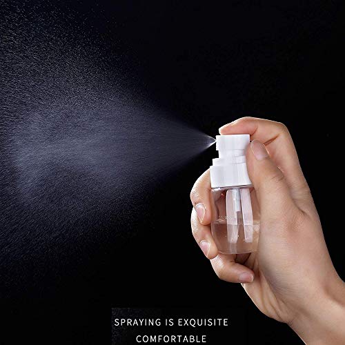 Botella de Spray Pequeña,3 Piezas Botella de Spray de Niebla Fina, Botellas de Spray de Viaje, para Diversas Diluciones de Líquidos, con Tapas Antipolvo y Cabezal de Pulverización (30 ml)
