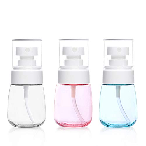 Botella de Spray Pequeña,3 Piezas Botella de Spray de Niebla Fina, Botellas de Spray de Viaje, para Diversas Diluciones de Líquidos, con Tapas Antipolvo y Cabezal de Pulverización (30 ml)