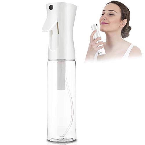 Botella Frasco de Spray, Botella Pulverizador Agua Peluqueria Fina Niebla Continuo Pulverizador Recargable spray Rizos pulverizar para Pelo Cara plantas, limpieza