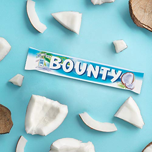 Bounty Chocolatina de Coco recubierta con un delicioso Chocolate con leche (24 x 57g)