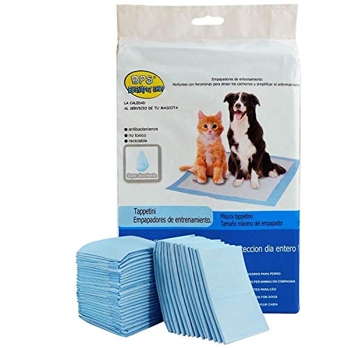 BPS® Empapadores de Entrenamiento para Perros Gatos Perfumes con Feromonas para Atraer los Cachorros y Simplificar el Entrenamiento Producto Mascotas (20 pcs 60 * 90 cm) BPS-2170