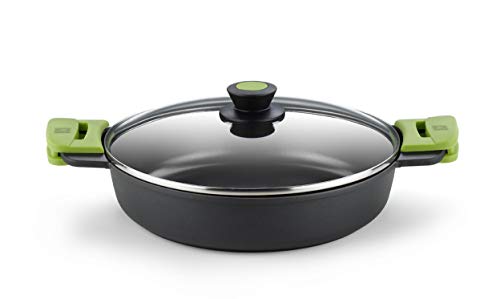 BRA PRIOR Batería 4 piezas de aluminio fundido con antiadherente, apta para todo tipo de cocinas Incluso inducción [Amazon Exclusive]
