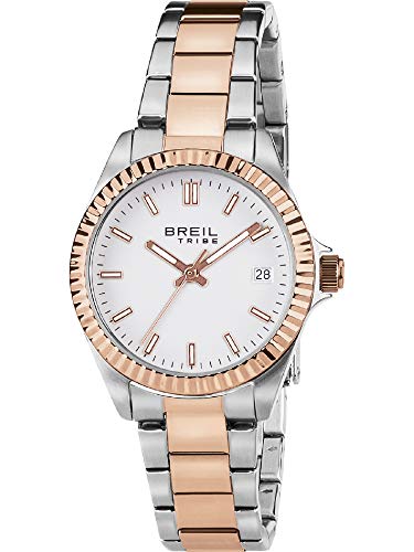 BREIL - Reloj de Señora Colección Classic Elegance EW0240 - Reloj de Señora sólo con Horas - Correa de Acero - 32 mm
