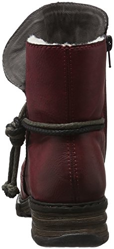 Brent & Sam's Z9961, Botas Mujer, Rojo (Wine/Fumo), 41 EU