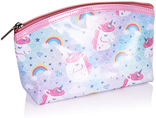 BRUBAKER Cosmetics Set de Baño y Ducha de Unicornio de 4 Piezas - Cherry Blossom - Set de Regalo con Aroma a Flor de Cerezo - en Bolsa de Cosmética