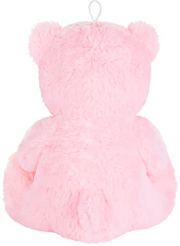 BRUBAKER Osito de Peluche con Corazón Rosa - Ich Liebe Dich - 25 cm - Osito de Peluche - Peluche Rosa