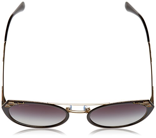 Bulgari 0Bv6095 20248G 53 Gafas de Sol, Negro (Black Demi/Grey), Unisex-Adulto