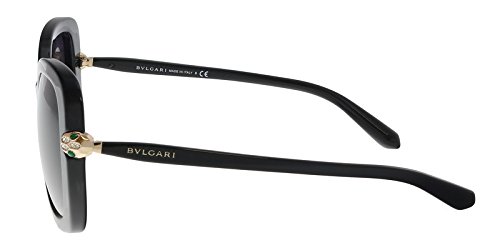 Bulgari 0Bv8202B 54128G 54 Gafas de Sol, Negro (Black Mamba/Grey), Mujer