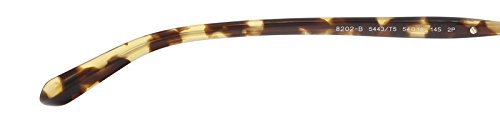 Bulgari 0BV8202B 5443T5 54 Gafas de Sol, Negro (Top Black On Blonde Havana/Polarbrowngradient), Mujer