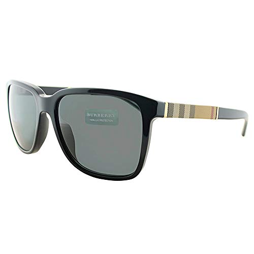 BURBERRY 0Be4181 300187 58 Gafas de Sol, Negro (Black/Gray), Hombre