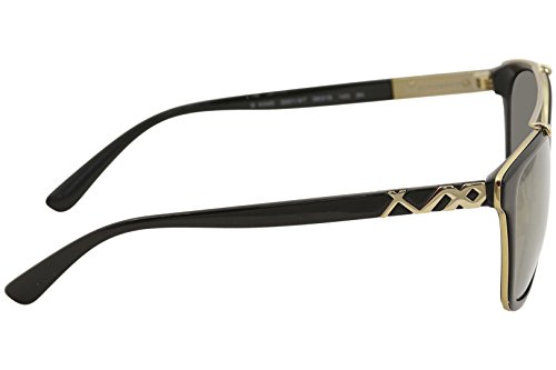 BURBERRY 0BE4240 30014T 56 Gafas de Sol, Negro (Black/Darkgreymirrorgold), Mujer