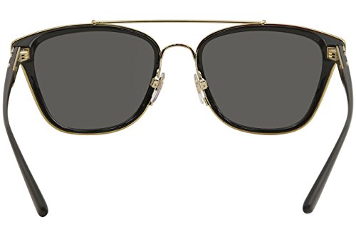 BURBERRY 0BE4240 30014T 56 Gafas de Sol, Negro (Black/Darkgreymirrorgold), Mujer