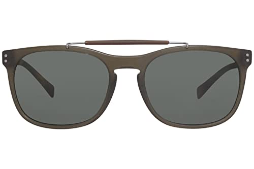 BURBERRY 0BE4244 361671 56 Gafas de Sol, Verde (Matte Green/Green), Hombre