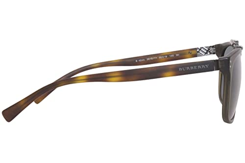 BURBERRY 0BE4244 361671 56 Gafas de Sol, Verde (Matte Green/Green), Hombre