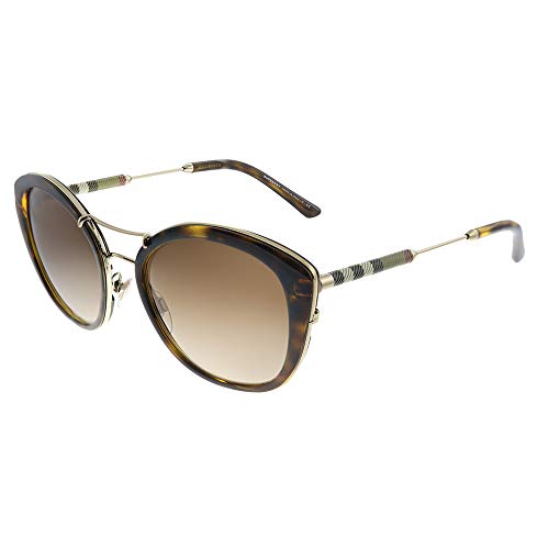 BURBERRY 0BE4251Q 300213 53 Gafas de Sol, Marrón (Dark Havana/Browngradient), Mujer