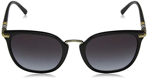 BURBERRY 0Be4262 30018G 53 Gafas de Sol, Negro (Black/Grey), Mujer