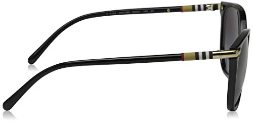 BURBERRY 0Be4262 30018G 53 Gafas de Sol, Negro (Black/Grey), Mujer
