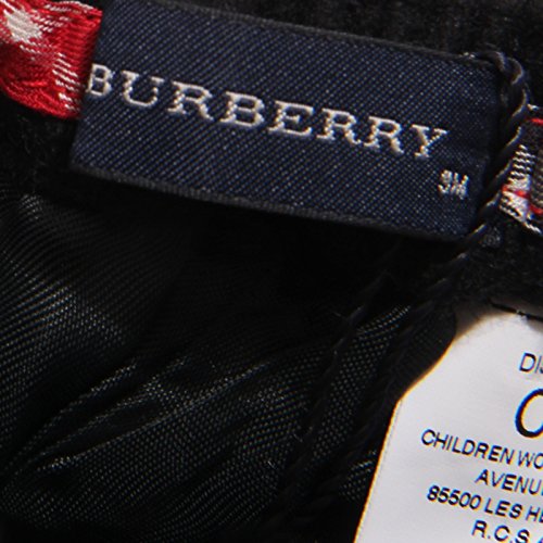 BURBERRY 3723V Shorts Bimba Lana Nero Wool Black Short Girl Kid [9 Months]