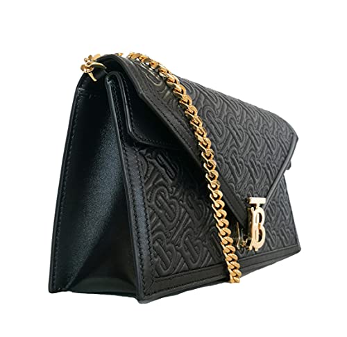 BURBERRY Bolso bolso bandolera acolchado TB envelope 8033279 negro de piel