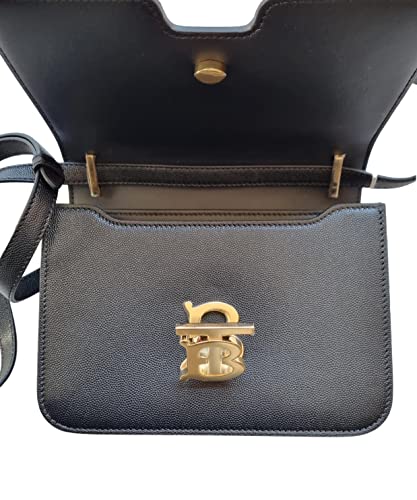 BURBERRY Bolso bolso bolso bandolera de piel mujer 80317051 negro