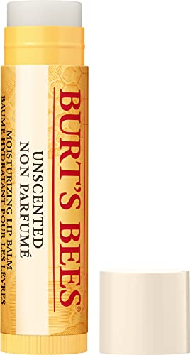 Burt's Bees Bálsamo Labial Hidratante De Origen 100 % Natural Sin Perfume Y Con Cera De Abejas, color Clear