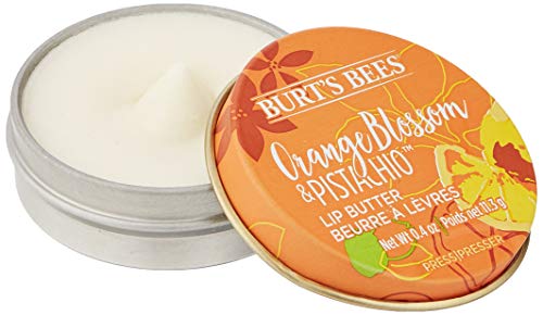 Burt's Bees Manteca labial 100% hidratante natural con flor de azahar y pistacho - 11.3g - 21 g