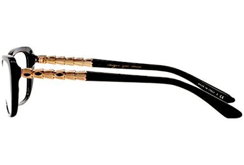 Bvlgari - LE GEMME BV 4112KB, Cat eye, acetato, mujer, BLACK GOLD BLACK(5195 A), 53/16/140