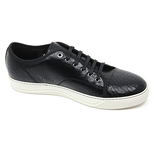 C2842 sneaker uomo LANVIN CRAC scarpa nero low top shoe man [6]
