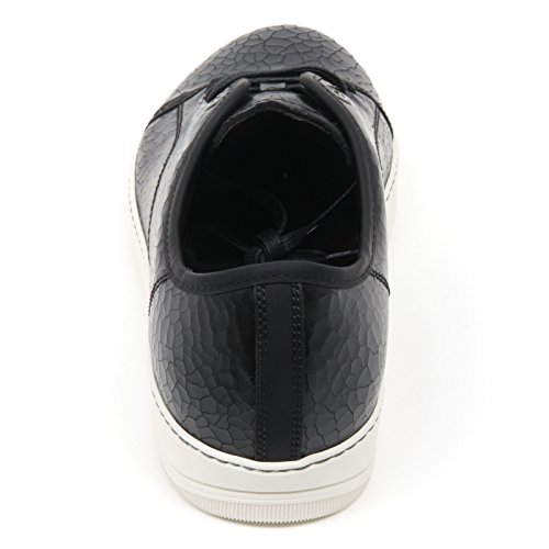 C2842 sneaker uomo LANVIN CRAC scarpa nero low top shoe man [6]